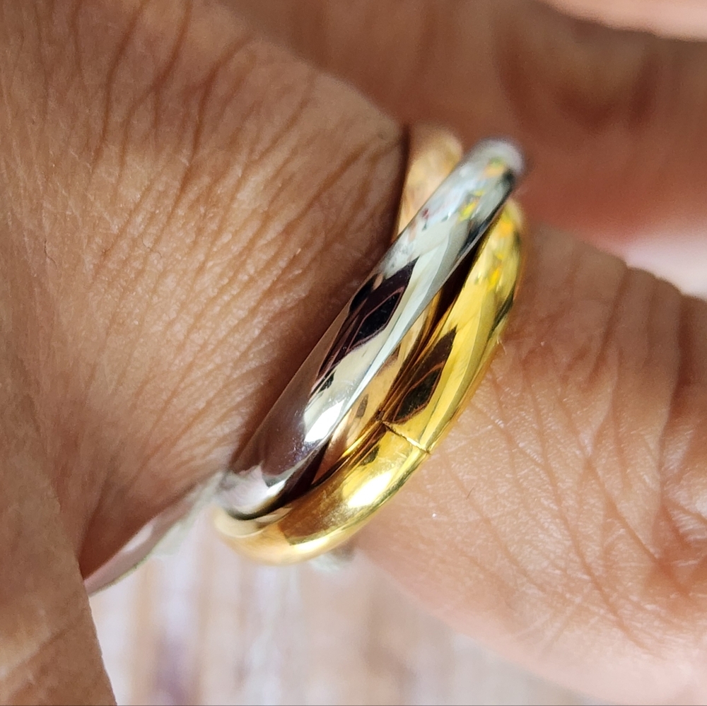 𝅺💜💛STAINLESS steel ring💛💜 - Picture 4 of 8